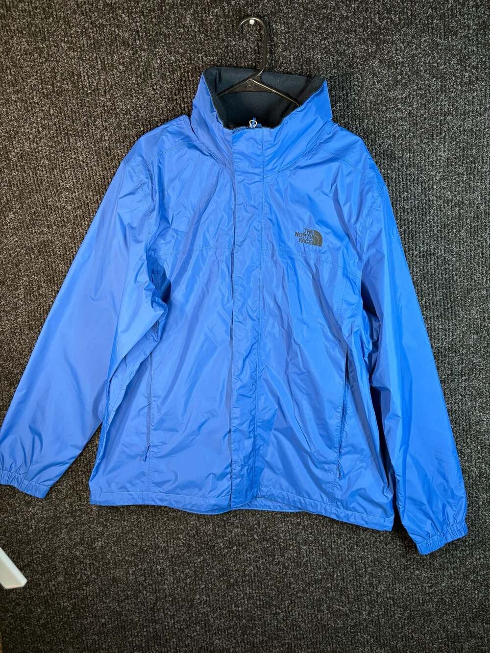 The North Face Blue DryVent Waterproof Hooded Rain Jacket